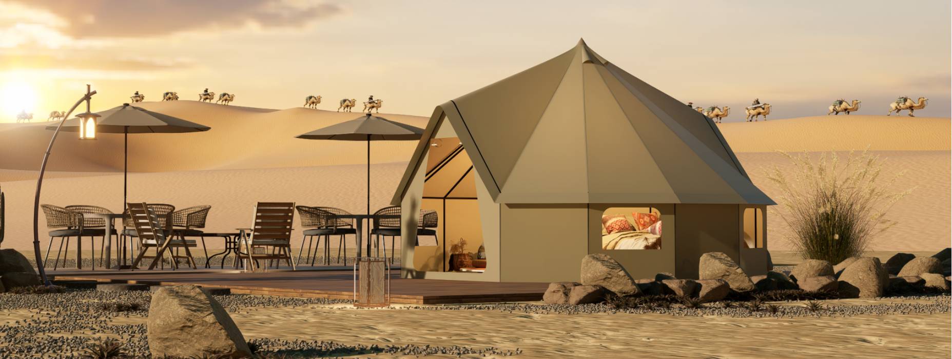 彰武县露营酒店帐篷产品